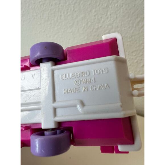 Vintage Polly Pocket 1994 Bluebird Pink RV Camper Van Home On the Go - Picture 3 of 9